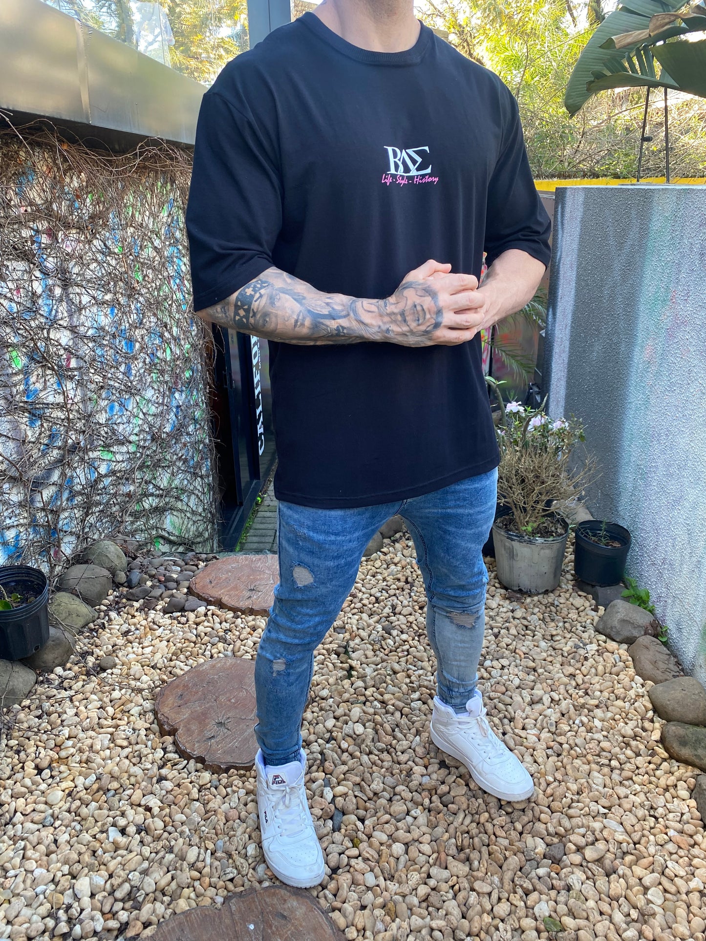 Camiseta Oversized Lifebae Black