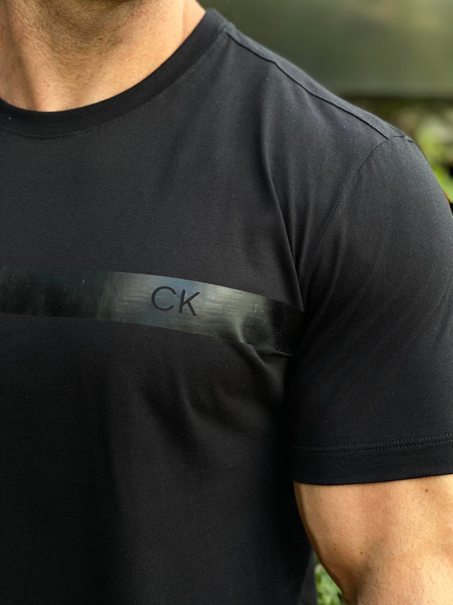 Camiseta Calvin Klein Strip Gel