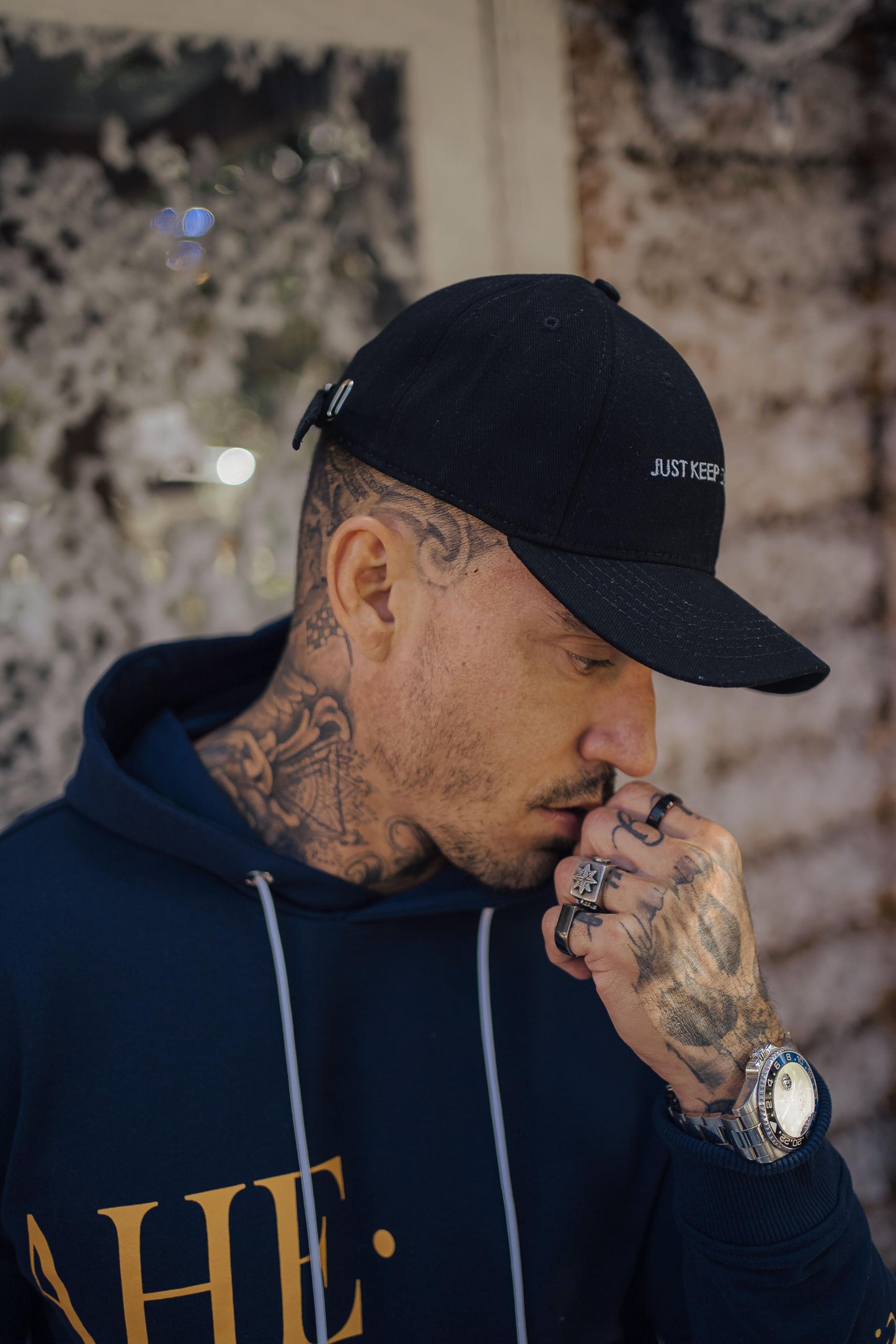Moletom Canguru Mahe Navy Blue