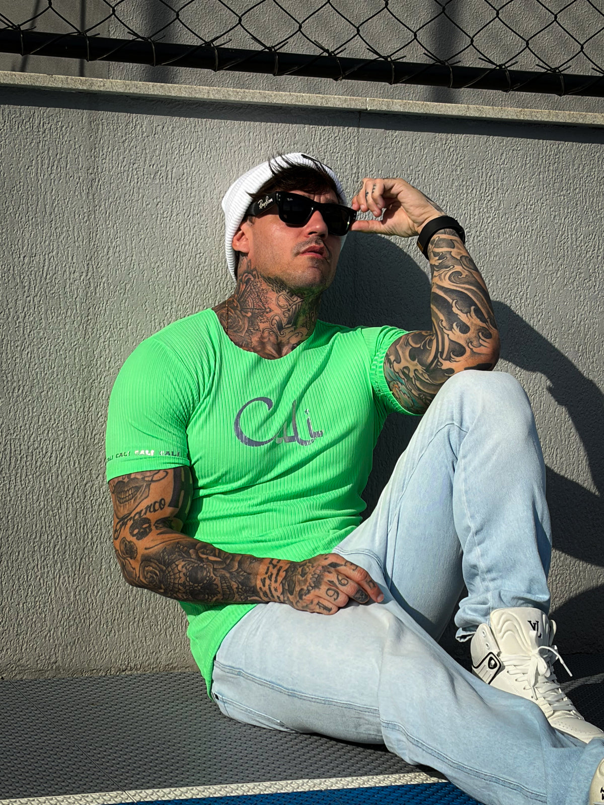 Camiseta Cali Absolut verde canelada - foto 2 de 20