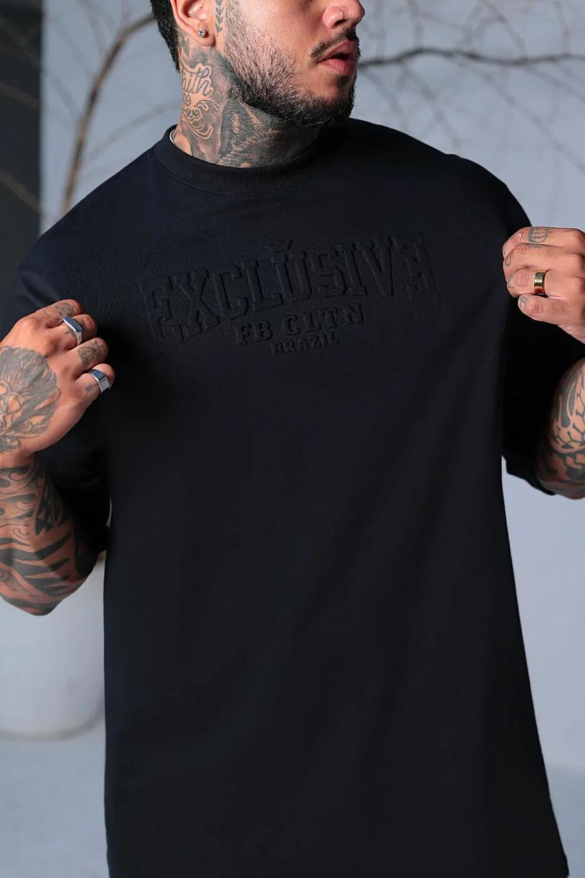Camiseta Oversized Relevo Black