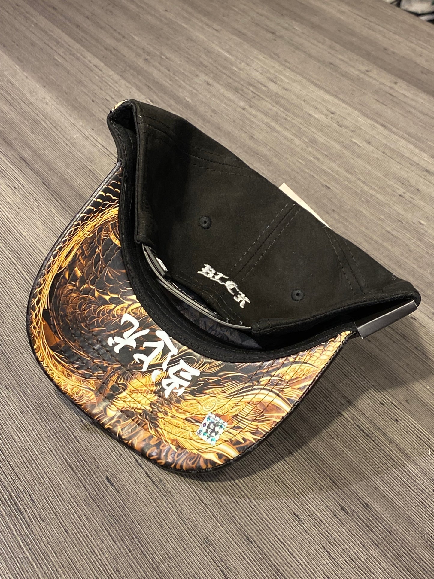 Boné Snapback Suede Preto Dang Logo