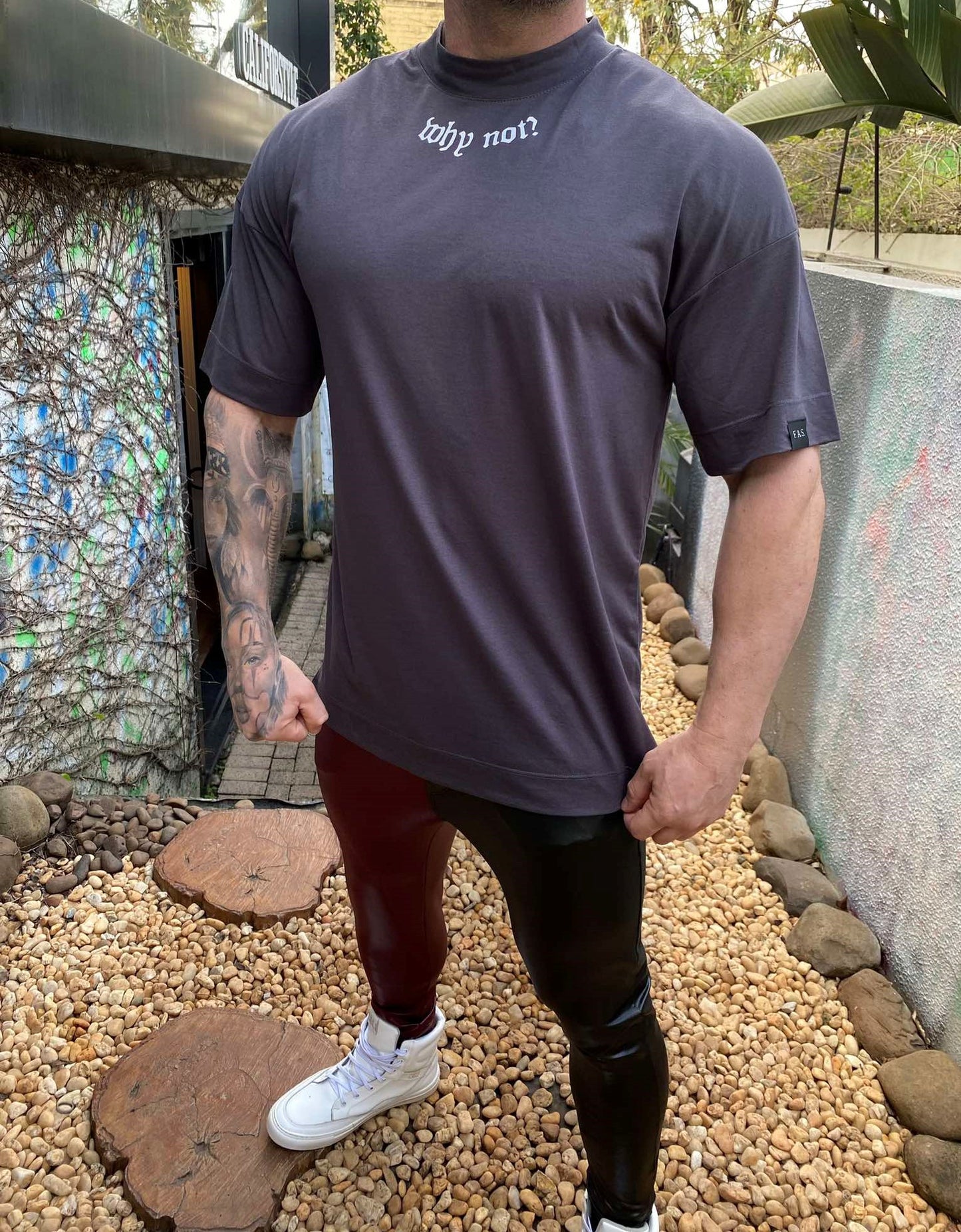 Camiseta Oversized Why Not