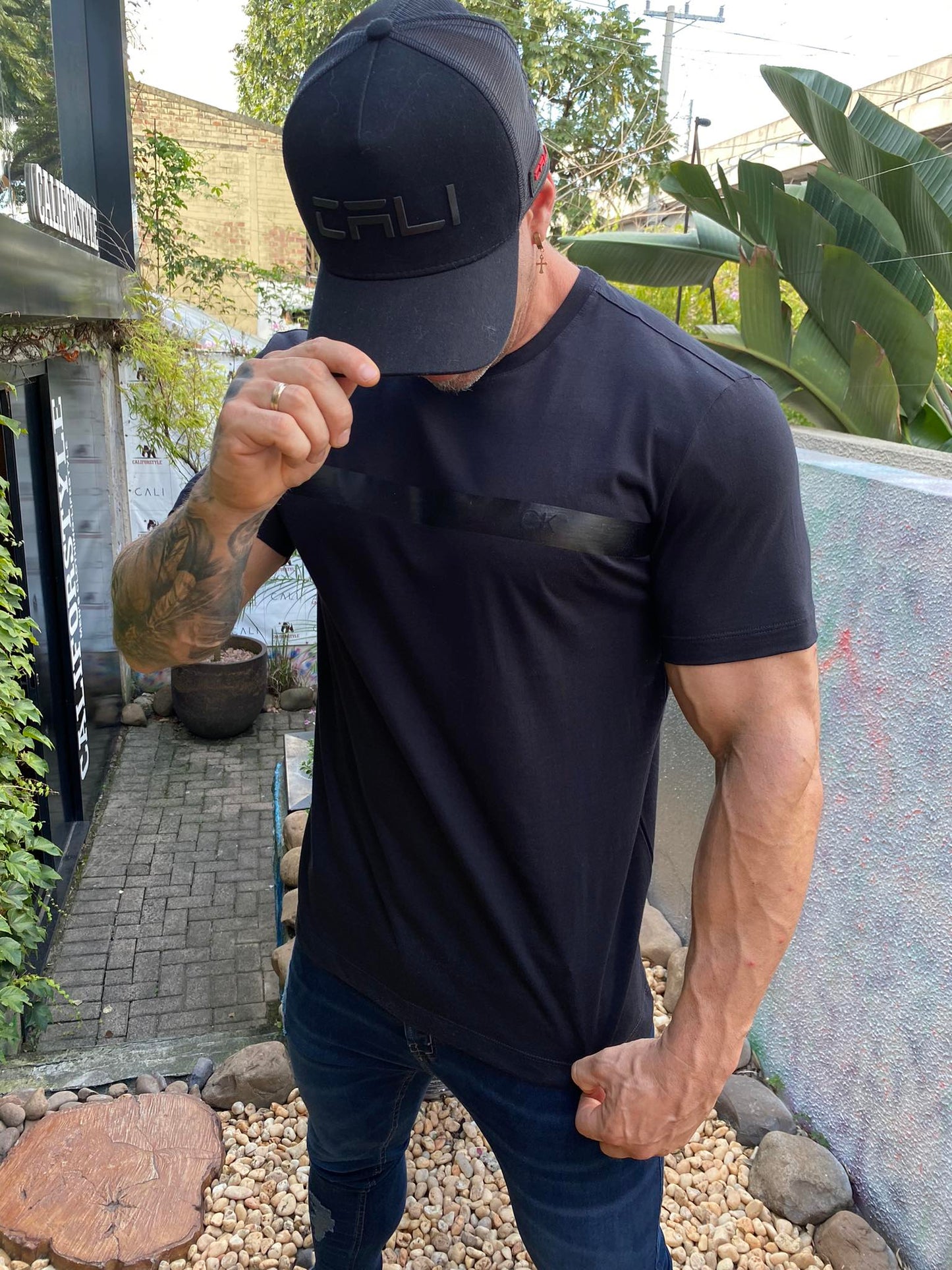Camiseta Calvin Klein Strip Gel