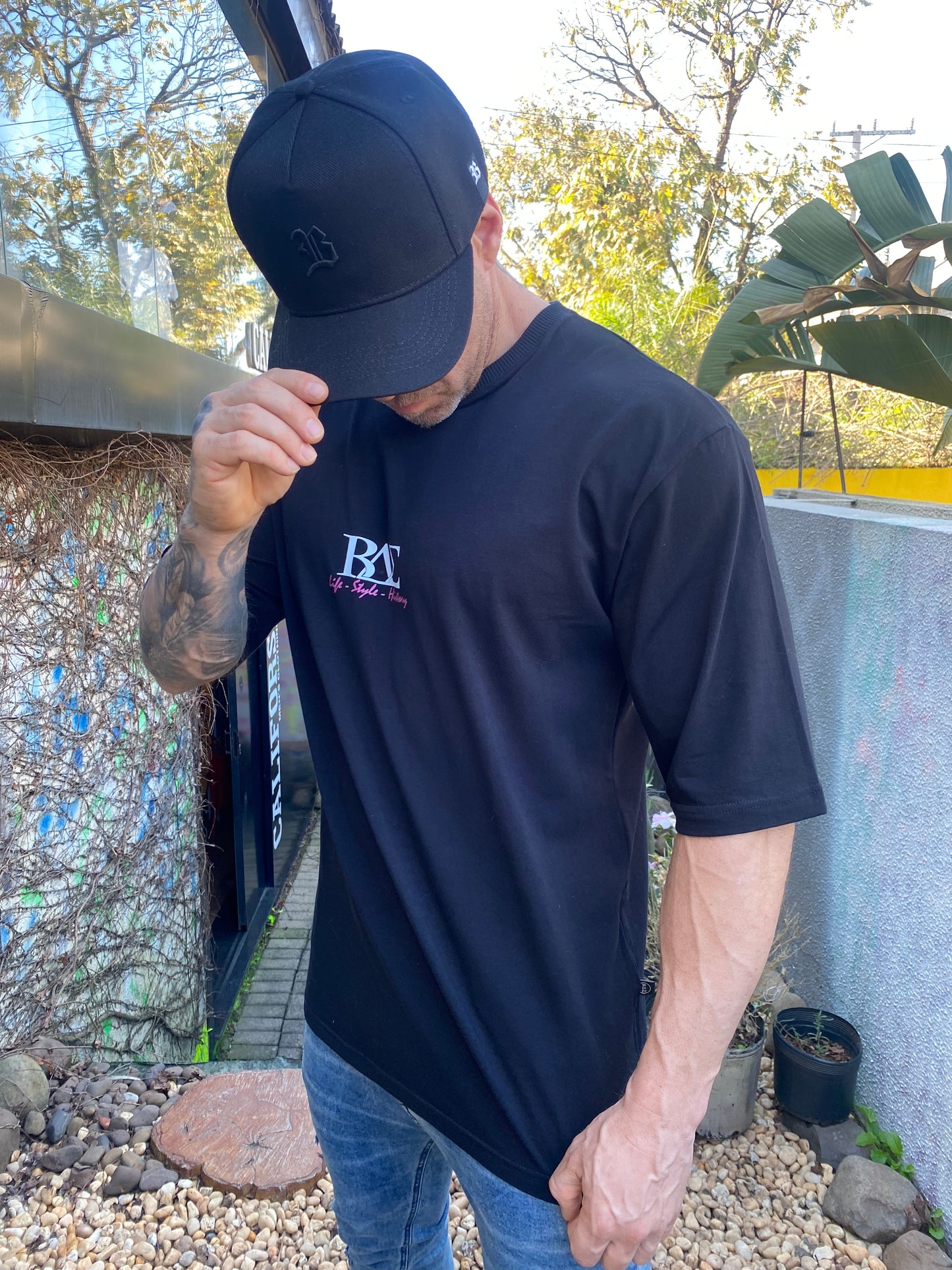 Camiseta Oversized Lifebae Black