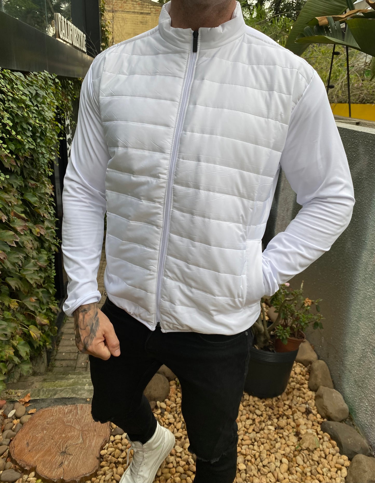 Jaqueta Puffer Branca