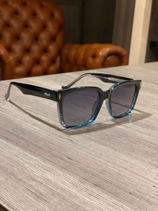 Óculos de Sol Quadrado Blue Black