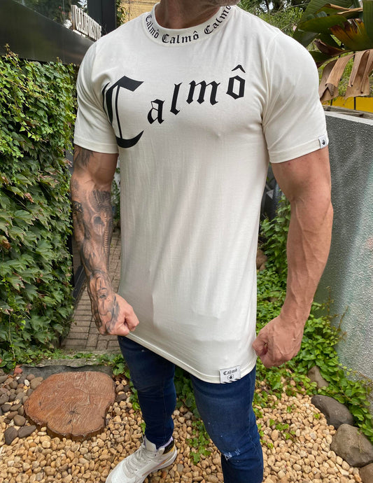 Camiseta Calmô Relevo White