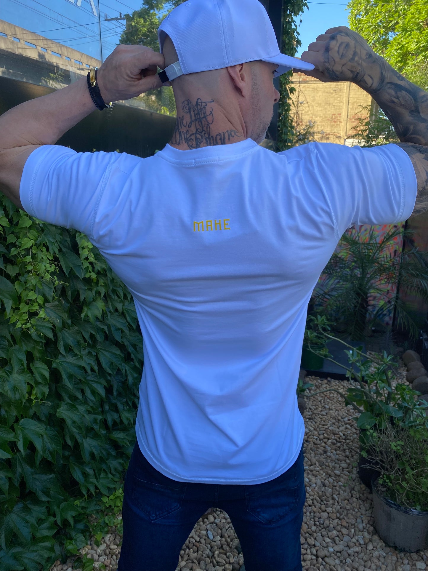 Camiseta Mahe White Yellow