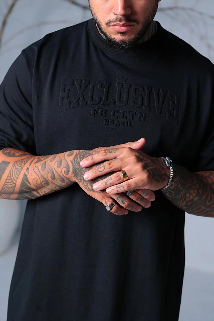 Camiseta Oversized Relevo Black