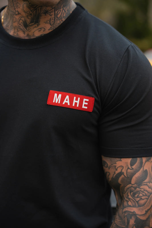 Camiseta Mahe Black Red