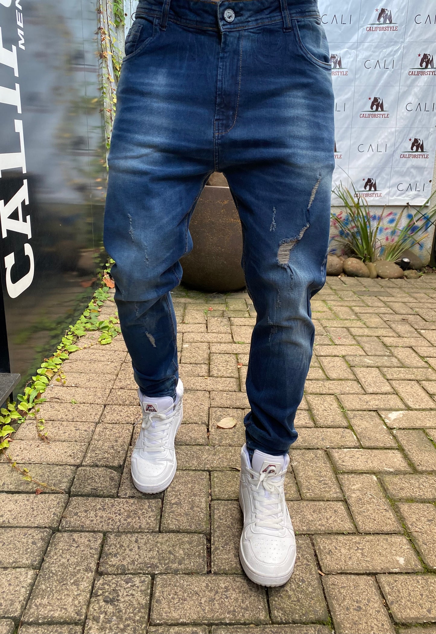 Calça Jeans Skinny Destroyer
