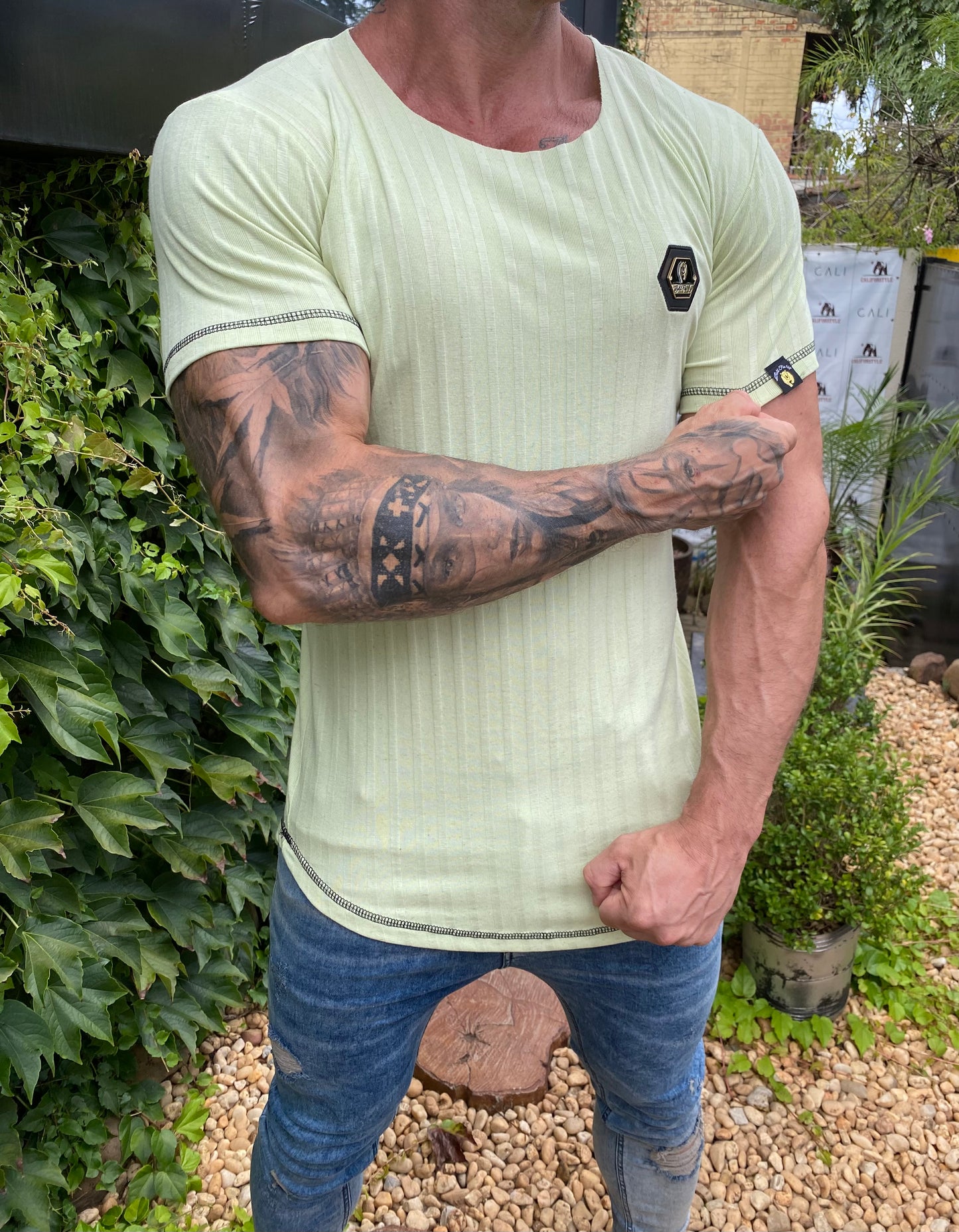 Camiseta Slim Verde