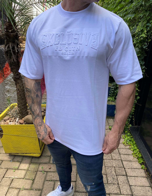 Camiseta Oversized Relevo White