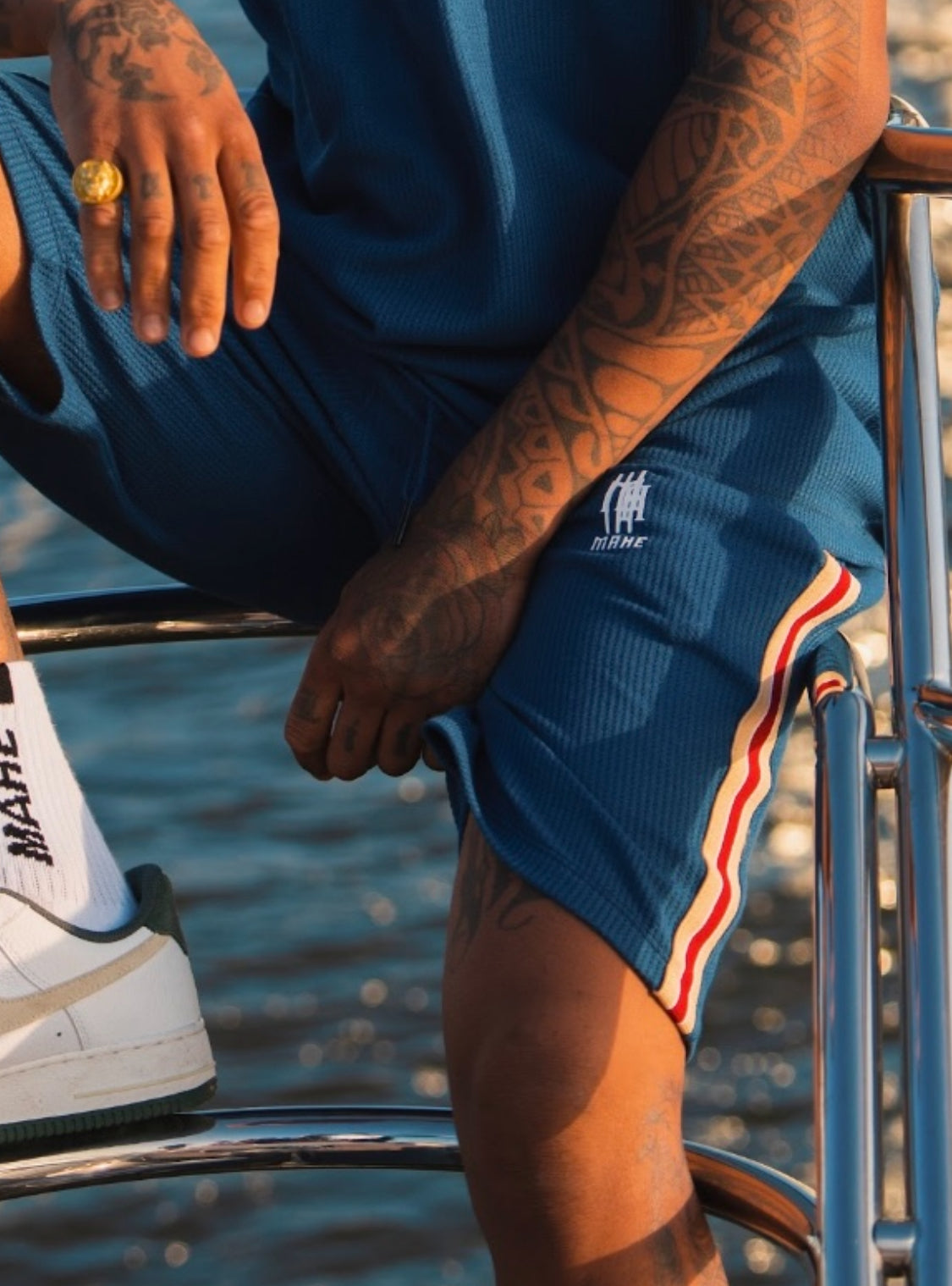 Bermuda Mahe Roland Garros Azul