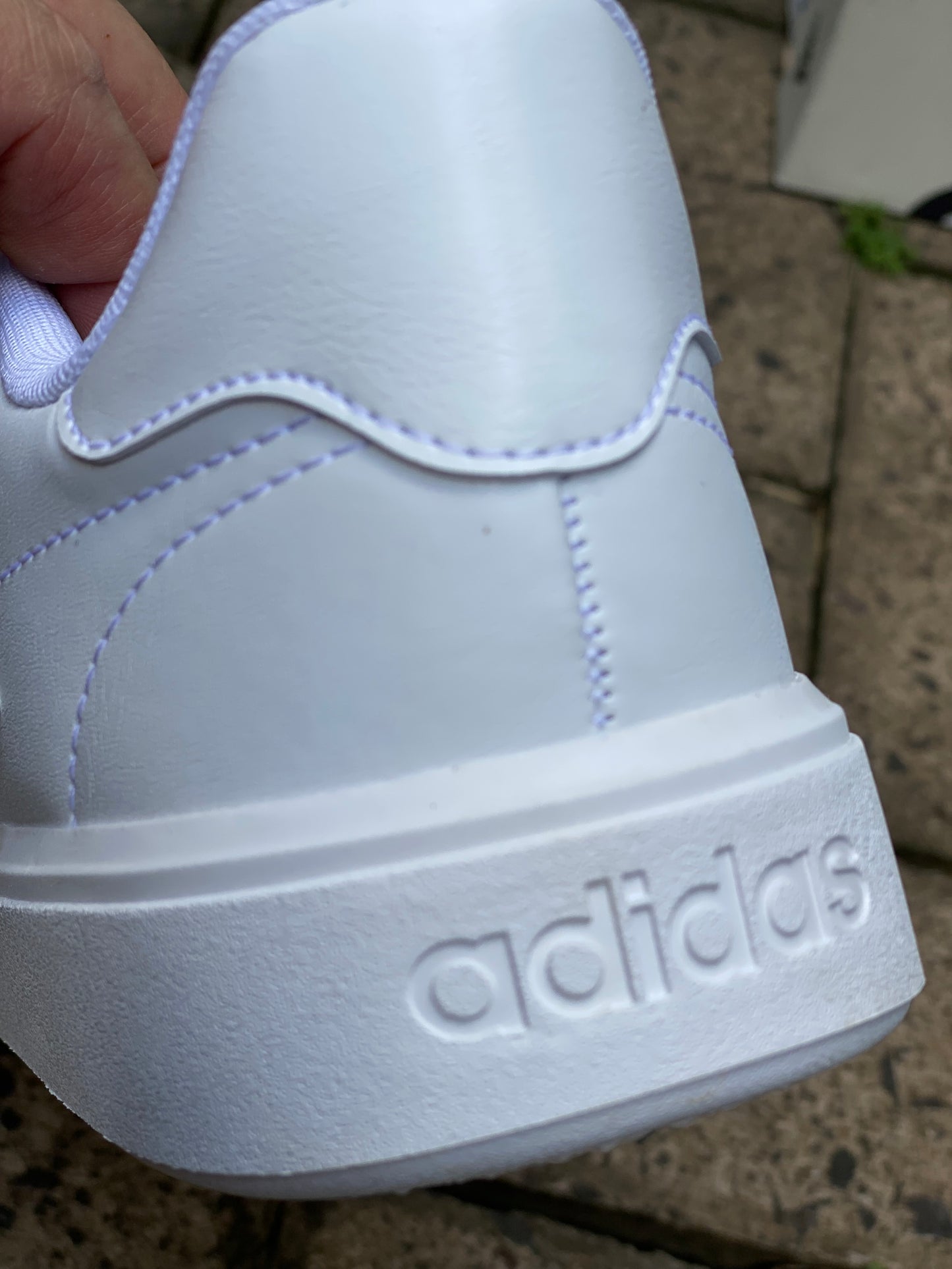 Tênis Adidas White Cano Baixo Branco