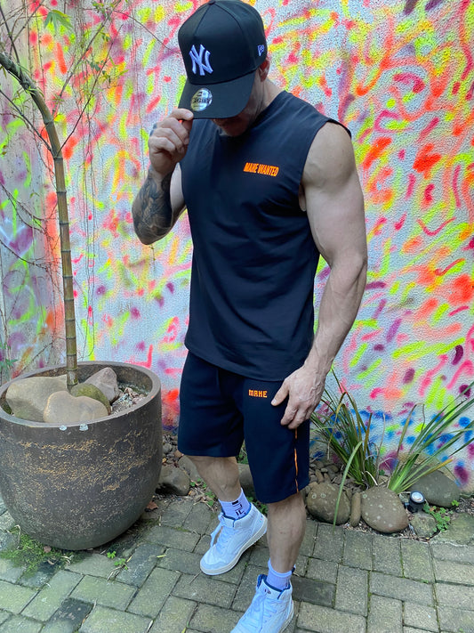 Conjunto Mahe Black/ Orange