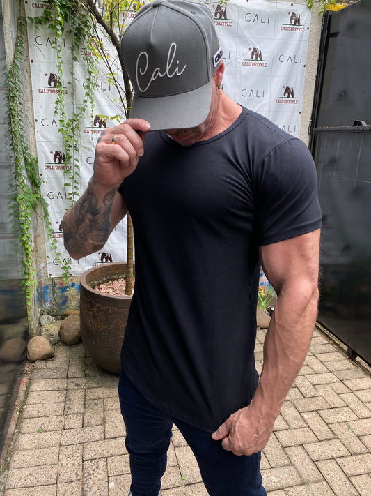 Camiseta Long Line Black