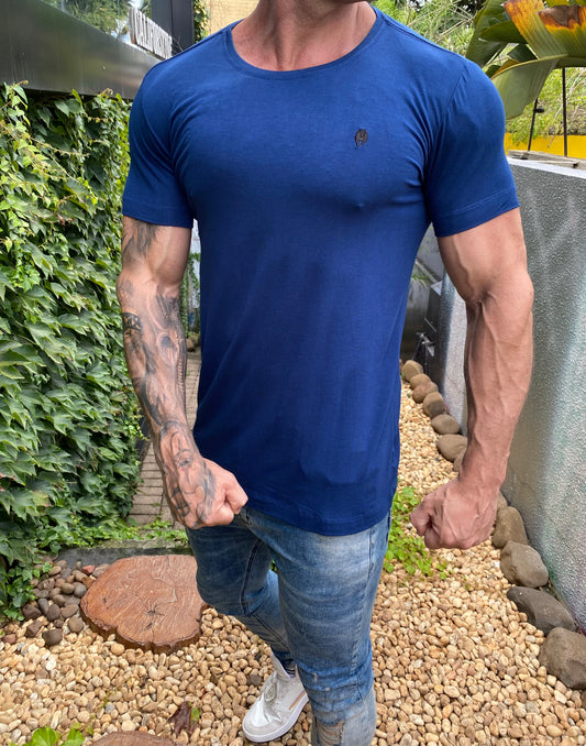 Camiseta Slim Marin