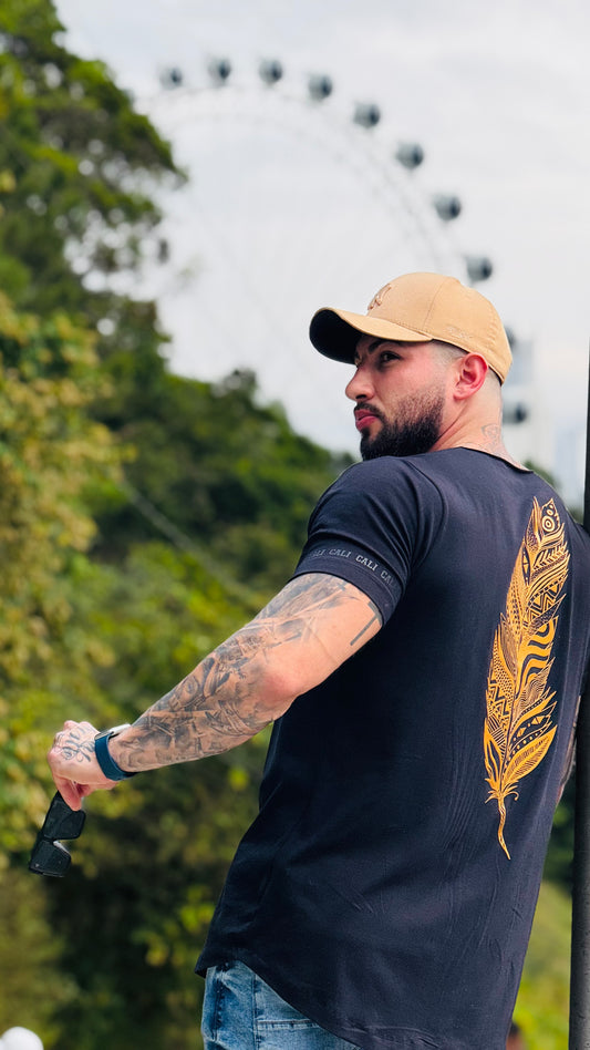 Camiseta Cali Feather Gold