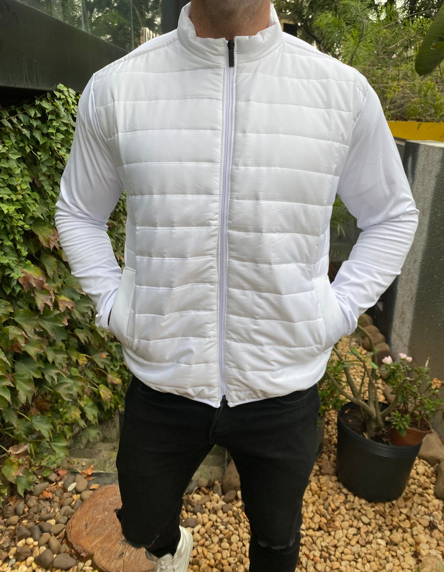Jaqueta Puffer Branca
