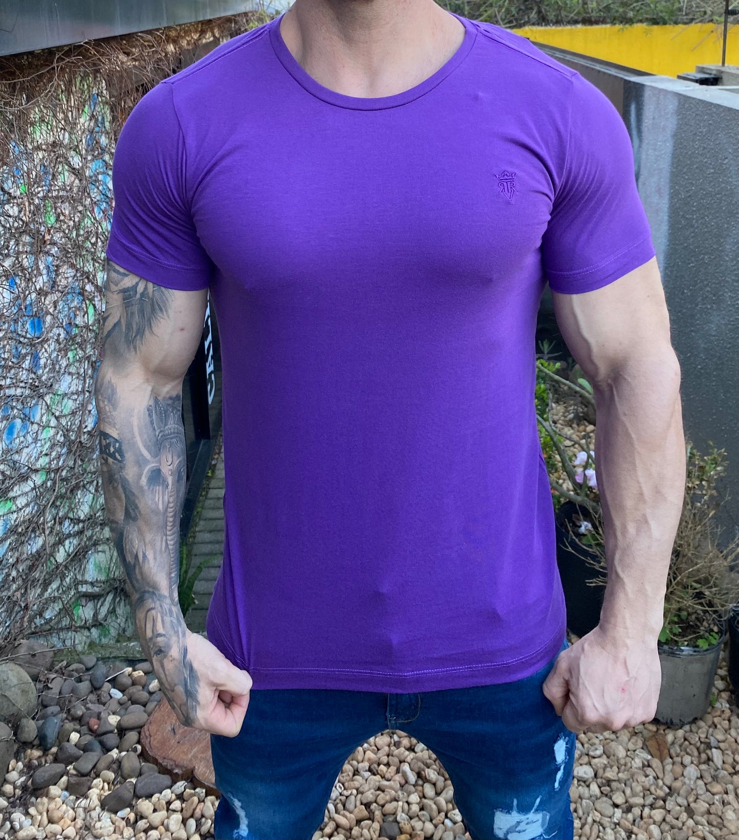 Camiseta Algodão Purple