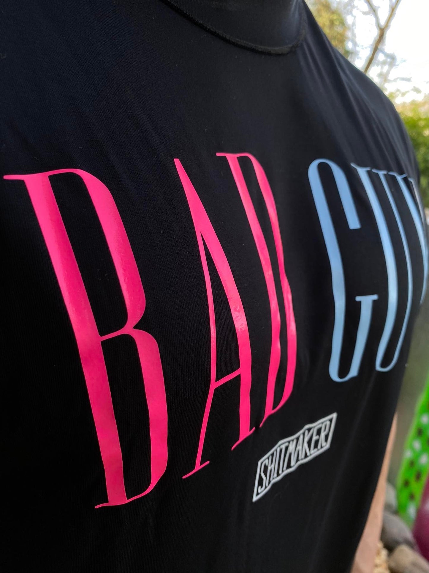 Camiseta Oversized Bad Guy Pink