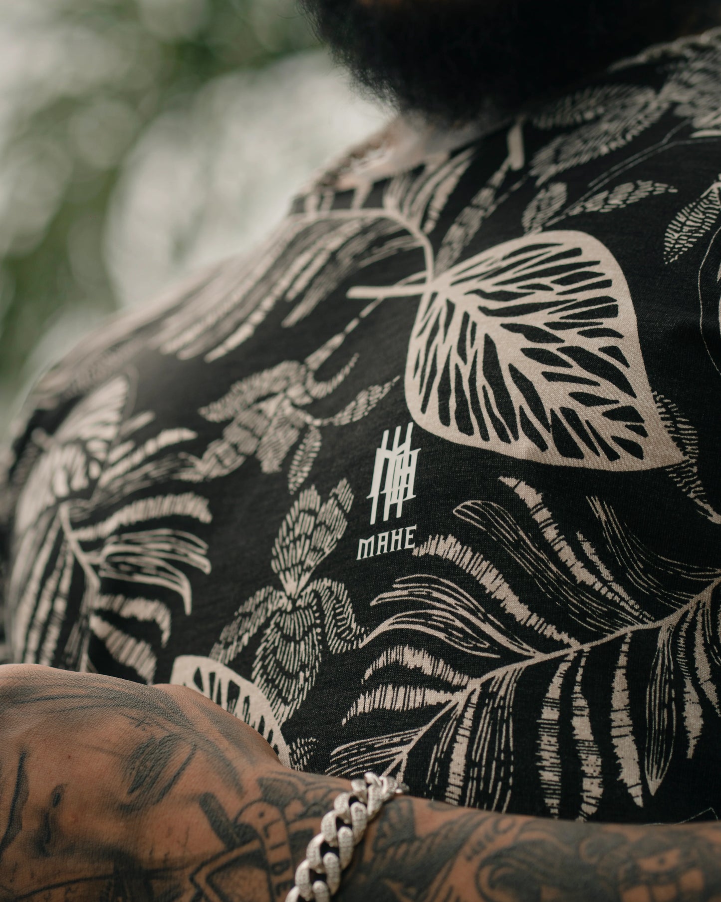 Camiseta Mahe Visco Folhas