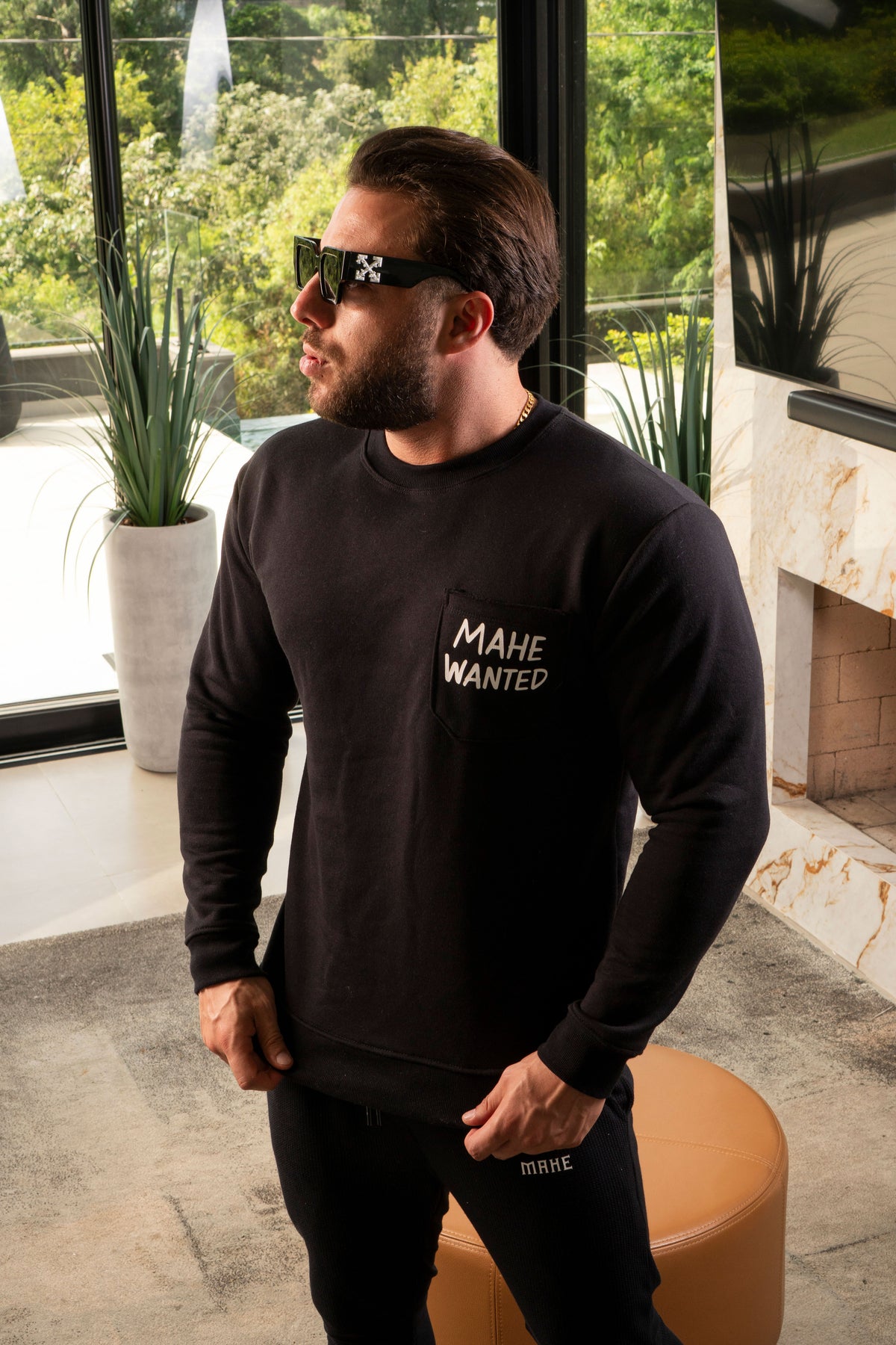 Camiseta manga longa Mahe Blackridge preta - foto 2 de 4