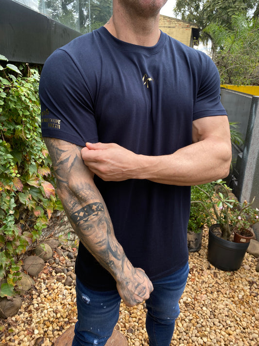 Camiseta GAB Marinho/Gold