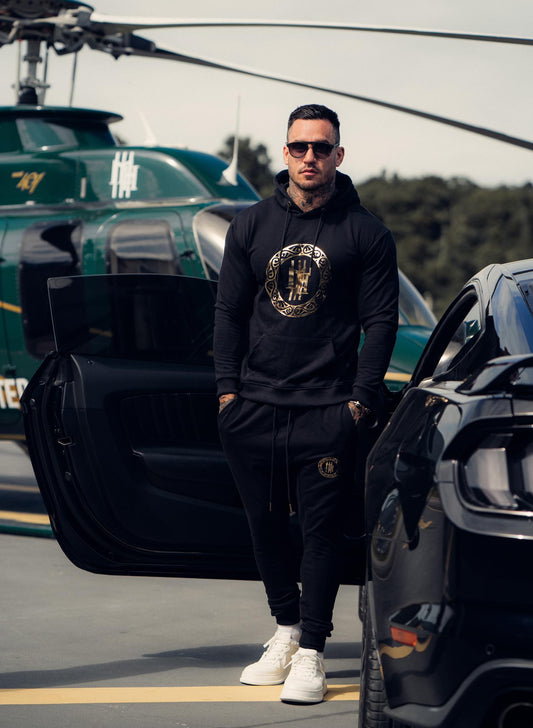 Conjunto Moletom Mahe Black Gold