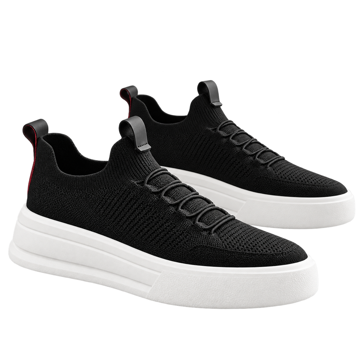Tênis masculino casual Black White