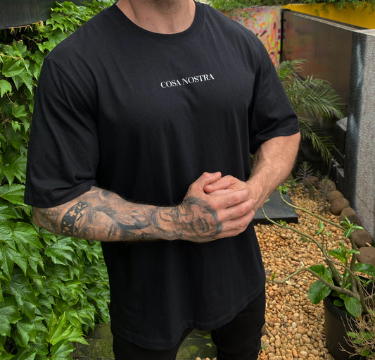 Camiseta Oversized Cosa Nostra Black