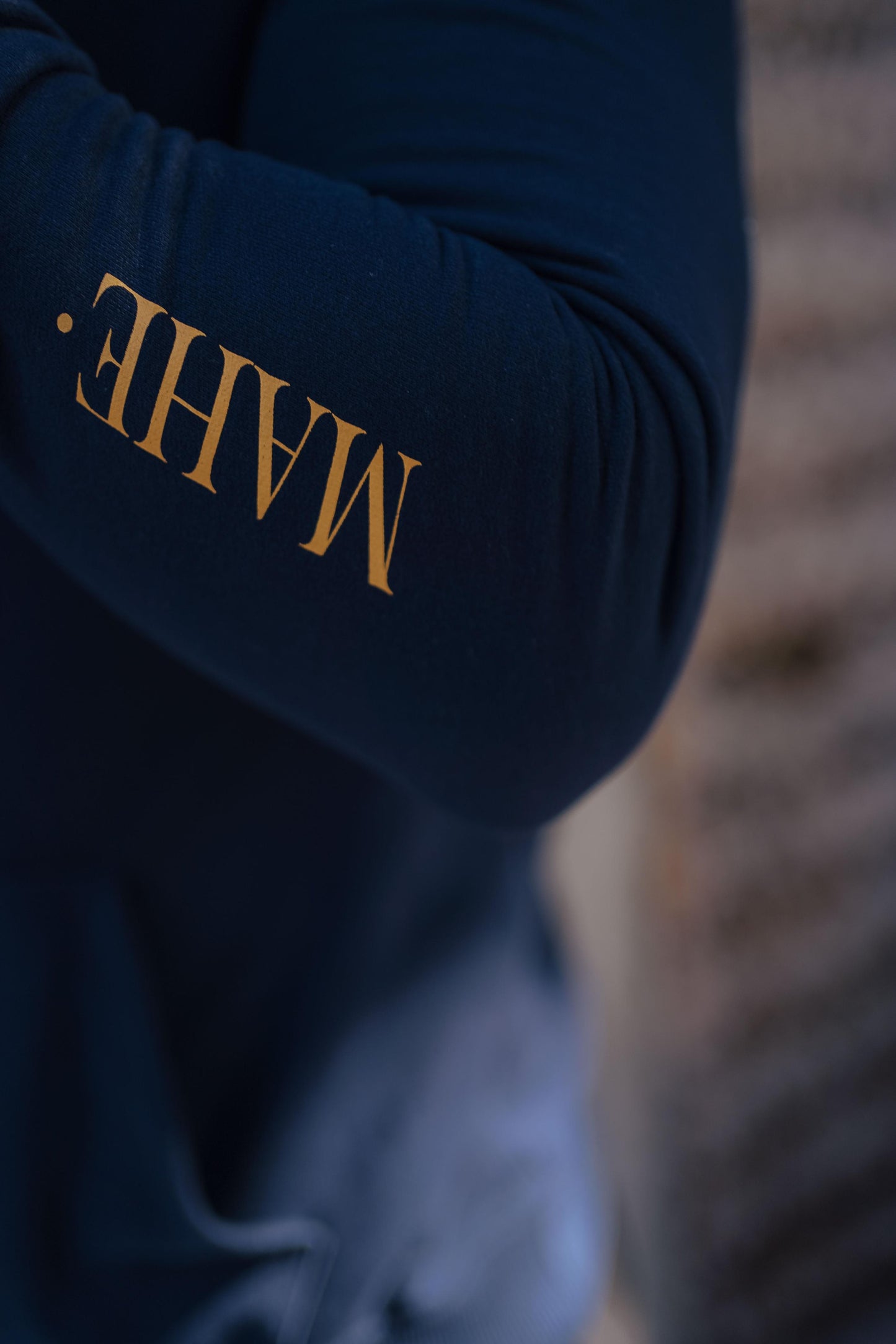 Moletom Canguru Mahe Navy Blue