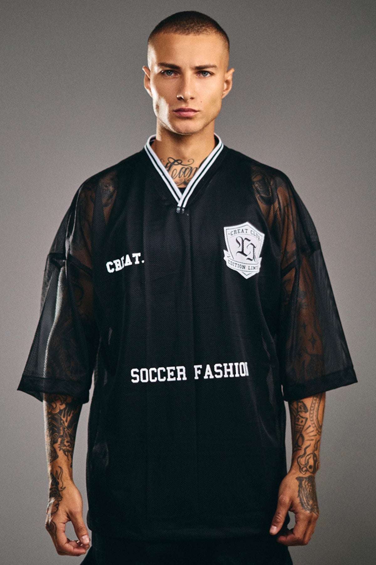 Camiseta oversized Soccer preta - foto 4 de 10