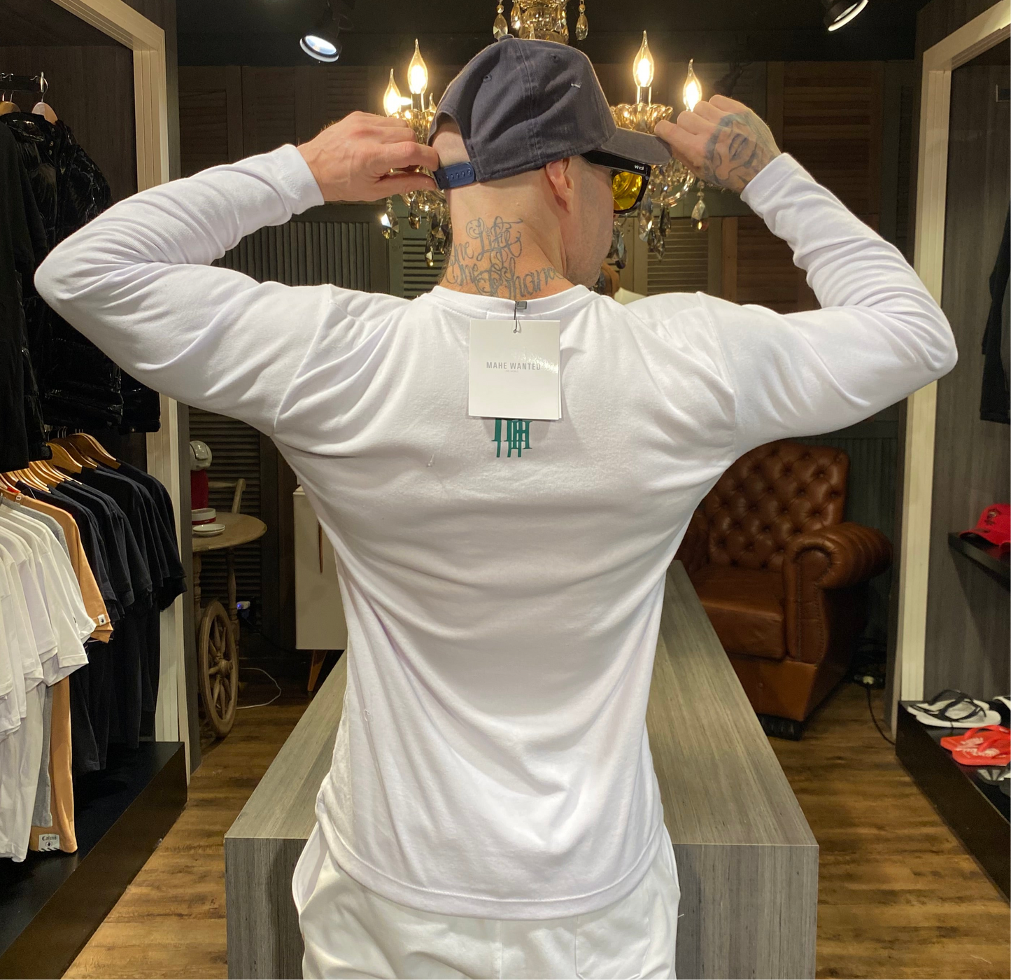 Camiseta Mahe Manga Longa Mônaco Branca