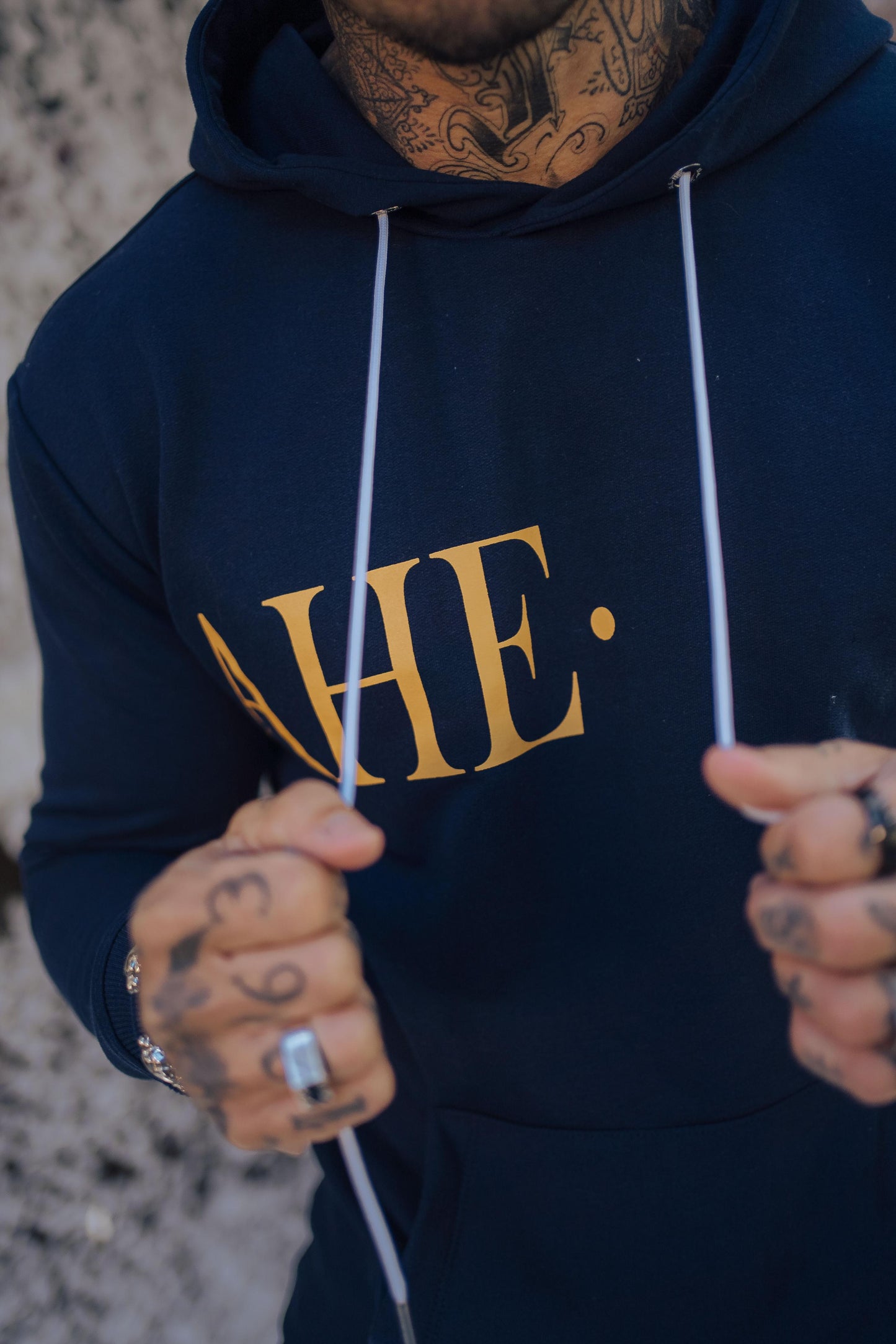 Moletom Canguru Mahe Navy Blue