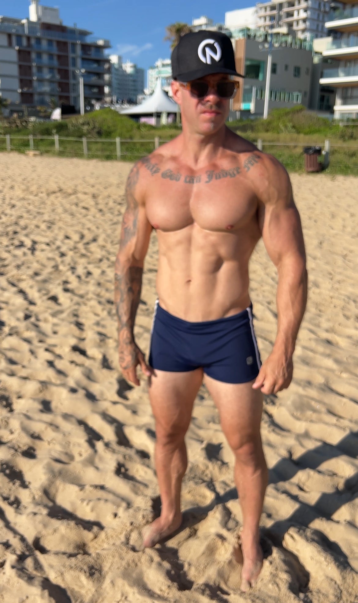 Sunga Praia- Secagem rápida Azul