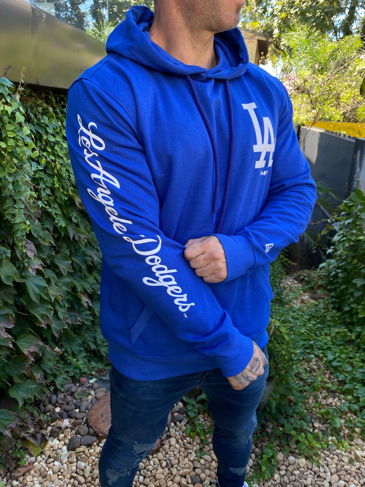 Moletom Canguru Fechado Los Angeles Dodgers Core MLB