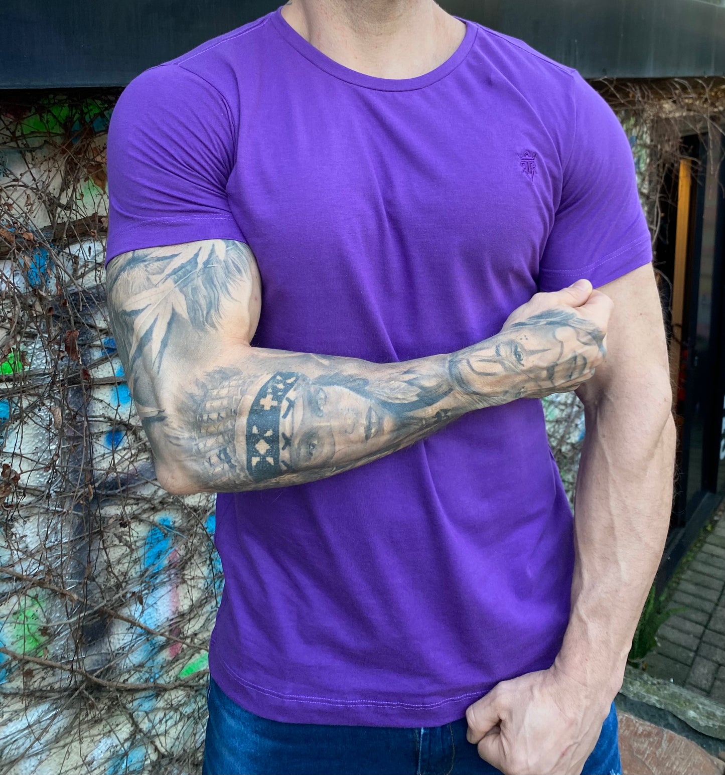Camiseta Algodão Purple
