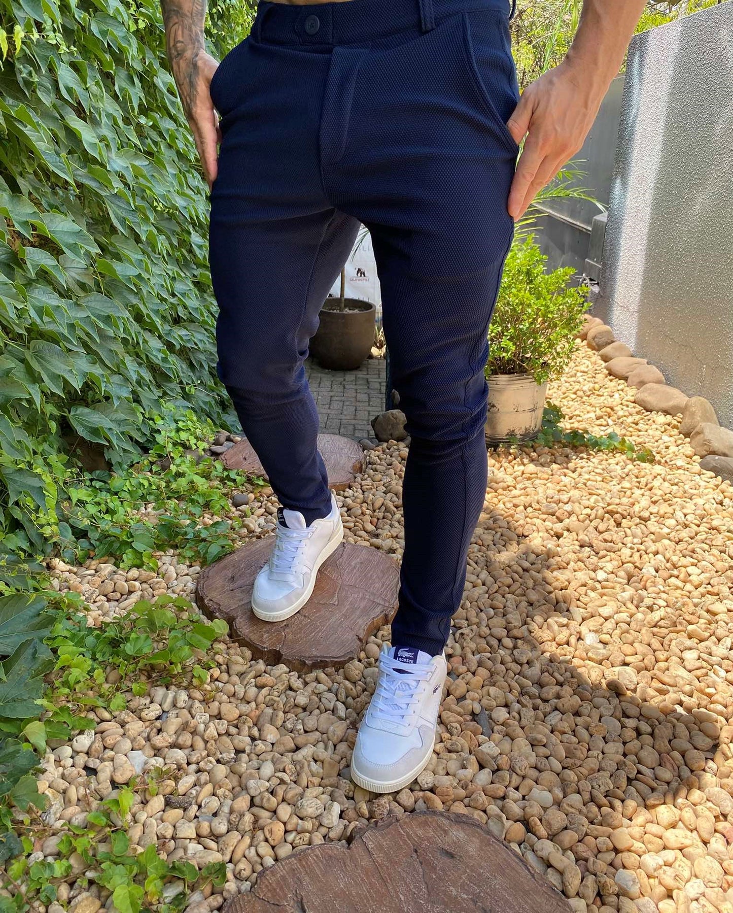 Calça alfaiataria premium azul escuro - foto 3 de 6