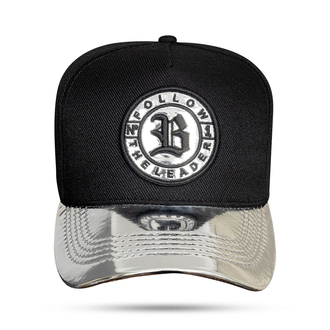 Boné Snapback Preto Follow Reflex Silver