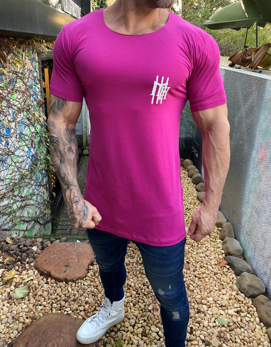 Camiseta Mahe Slim Pink