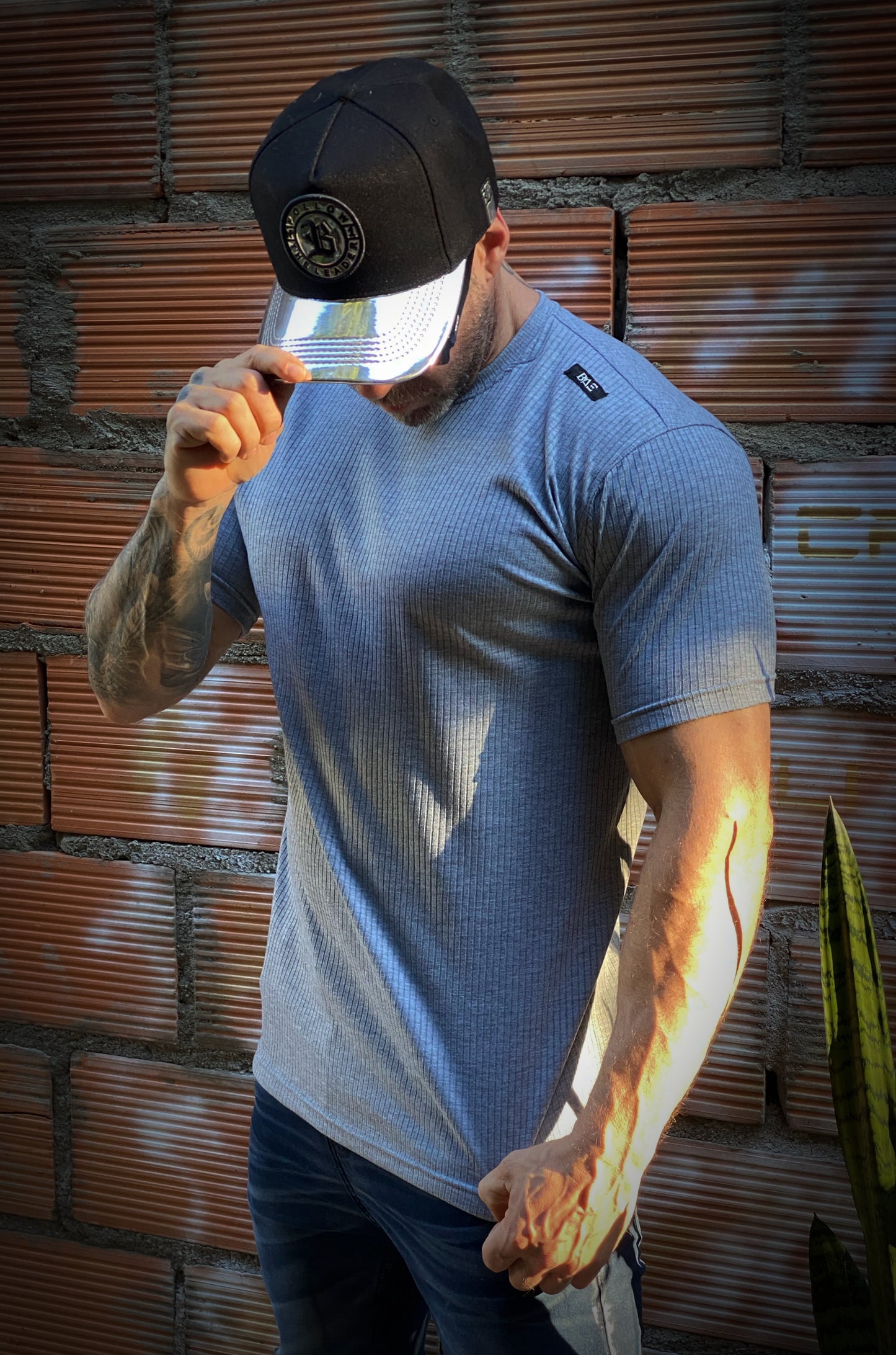 Camiseta Canelada Grey