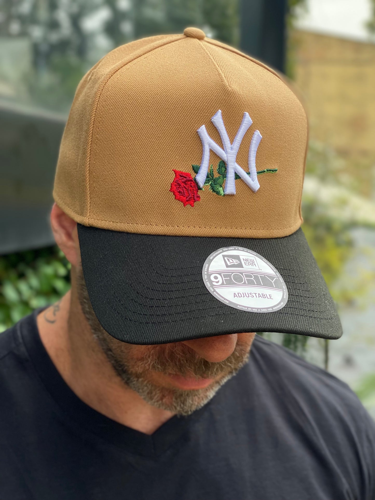 PROMOÇÃO- Boné 9FORTY A-Frame NY Caqui