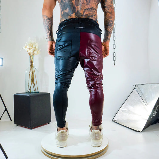 Calça Cirrê Black/Wine