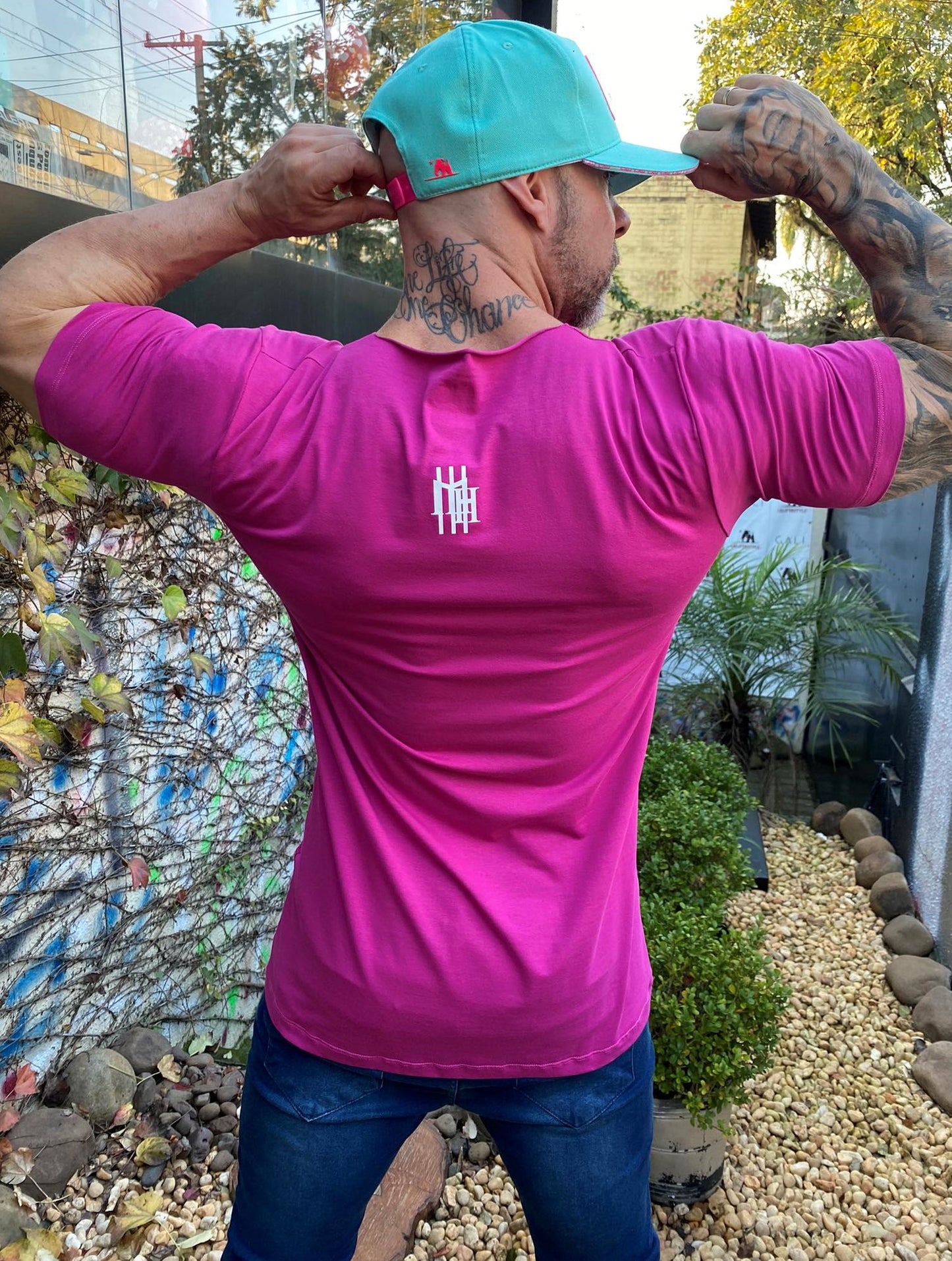 Camiseta Mahe Slim Pink