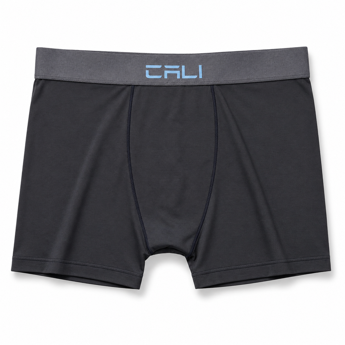 Cueca boxer Cali cinza e azul celeste