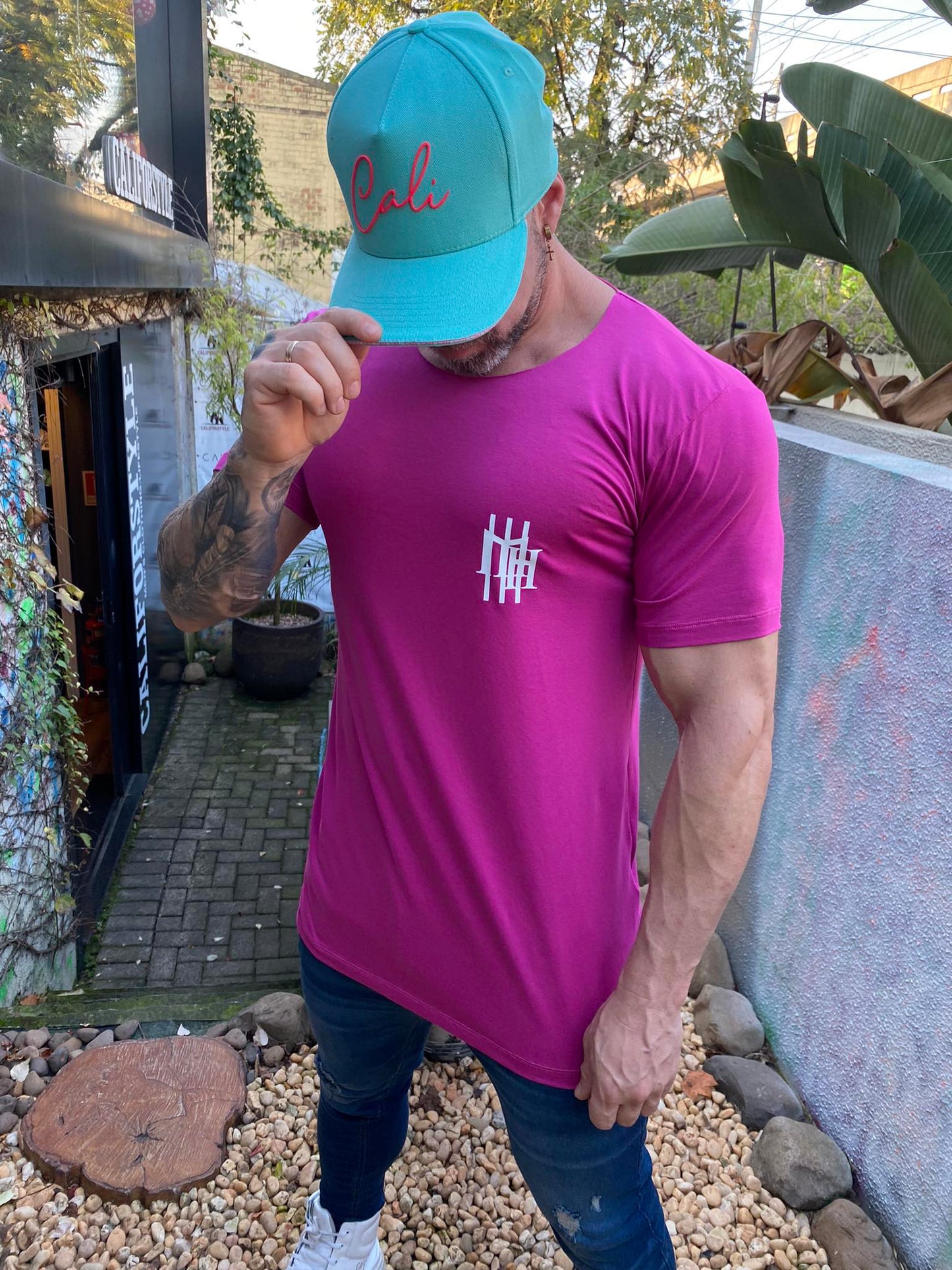 Camiseta Mahe Slim Pink