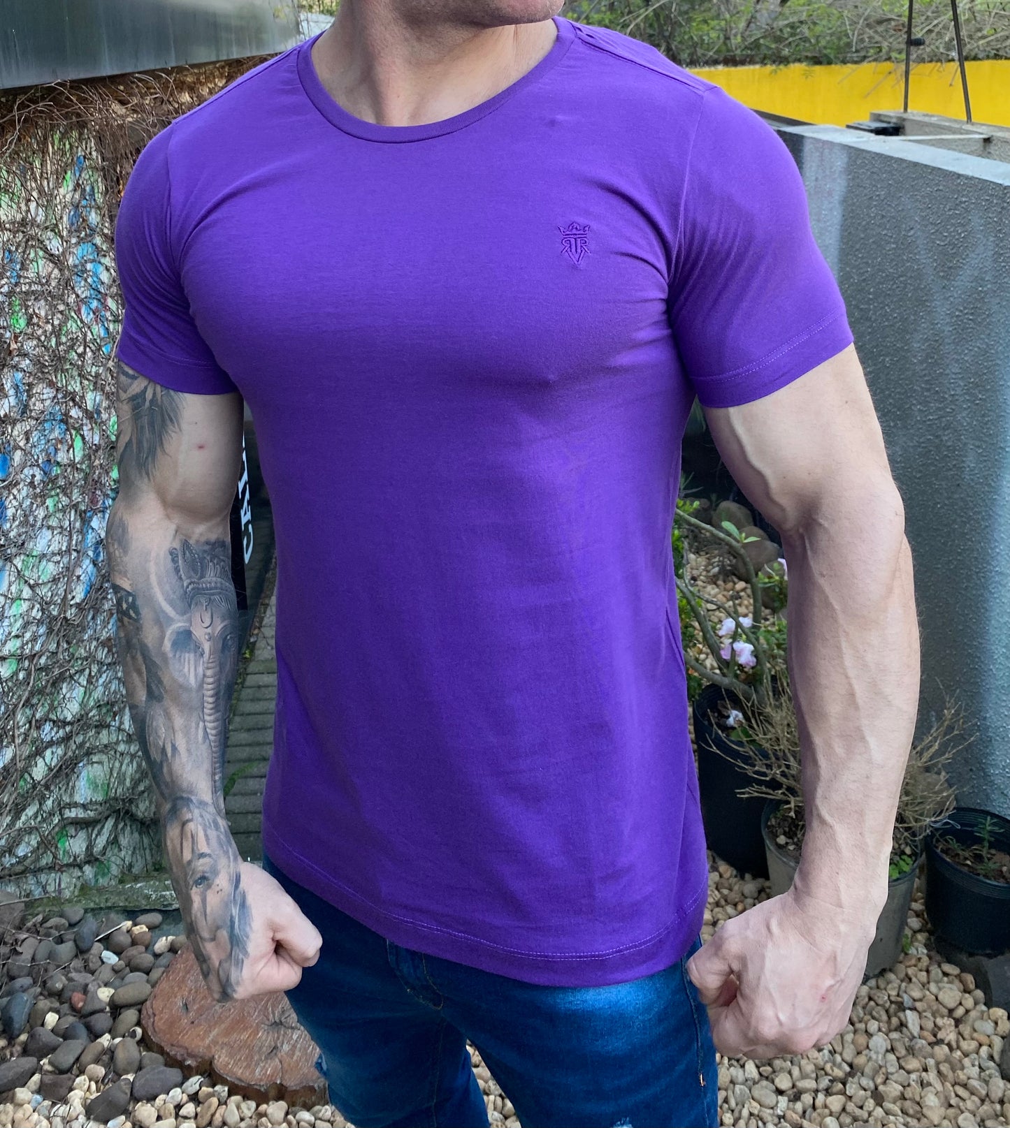 Camiseta Algodão Purple